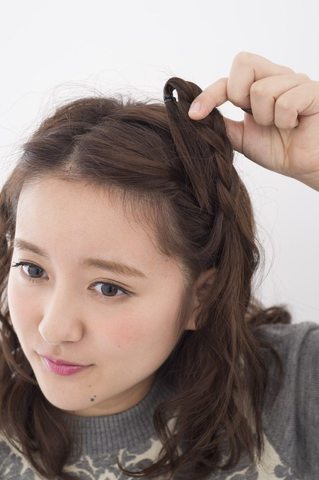 ミディアムのヘアアレンジ